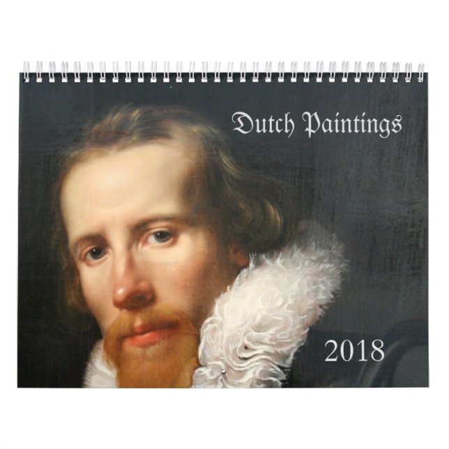 Holländsk målningkalender 2018 kalender (Omslag)