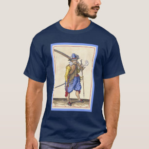 Holländsk MusketeerT-tröja från gravyr vid DeGh Tee Shirt