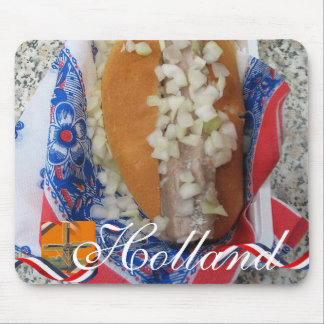 Holländsk souvenir Mousepad för sillHolland text Musmatta