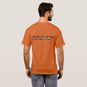 Holländsk typografi för pappaNederländerna flag T Shirt