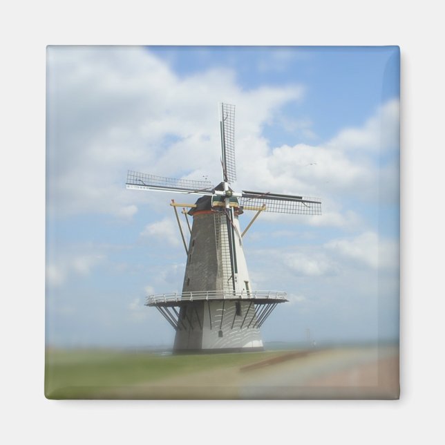Holländsk väderkvarn magnet (Framsidan)