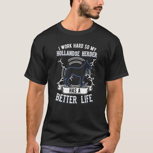 Holländsk vallhund t shirt (Framsida)