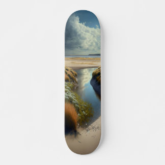 Holländska kustdyner mini skateboard bräda 18,5 cm