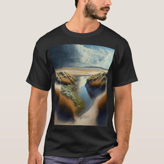 Holländska Kustdyner T Shirt (Framsida)
