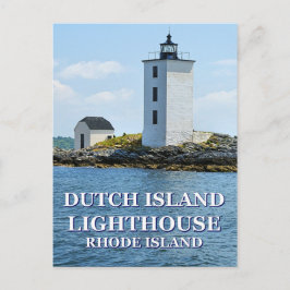 Holländska ön fyr, Rhode island vykort