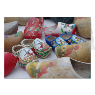 Holländska träträskor Holland skor Hälsningskort