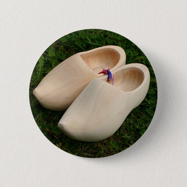 Holländska träträskor knapp (Framsida)