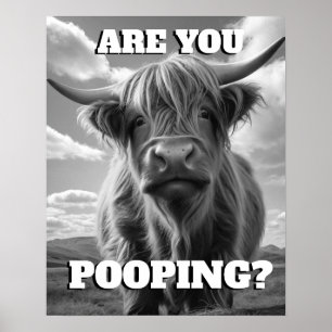 Höllandskö är du Pop Toilet Potty Humor Poster
