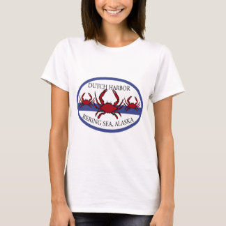 Holländskt fiske för krabba för hamnBering hav T-shirt