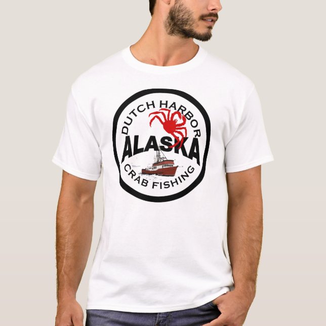Holländskt hamnkrabbafiske tee shirt (Framsida)