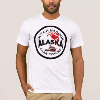 Holländskt hamnkrabbafiske tee shirt