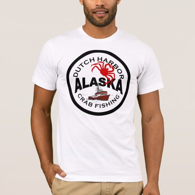 Holländskt hamnkrabbafiske tee shirt (Framsida)