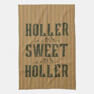 Holler Sweet Holler Rustik Landsbygd Kökshandduk