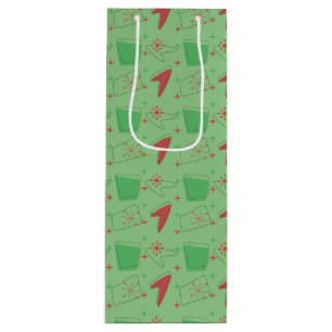 Holliday Retro Atomic Mönster på grönt