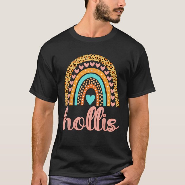 Hollis Hollis Namn Birthday Gift T Shirt (Framsida)