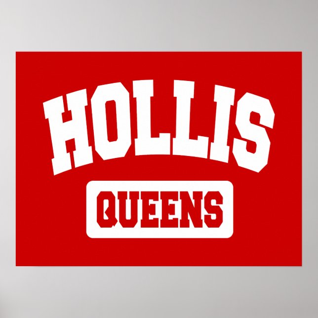 Hollis, Queens, NYC Poster (Framsidan)
