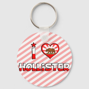 Hollister, CA Nyckelring