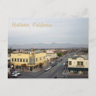 Hollister, California centralort Vykort