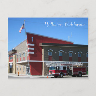 Hollister Fire Department Vykort