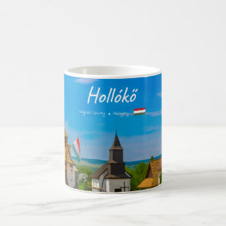 Hollókő, Ungern - Historisk by gata Kaffemugg