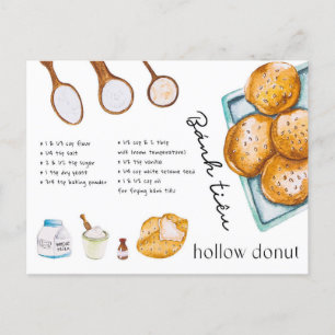 Hollow Donut - vietnamesiskt vykort för livsmedel