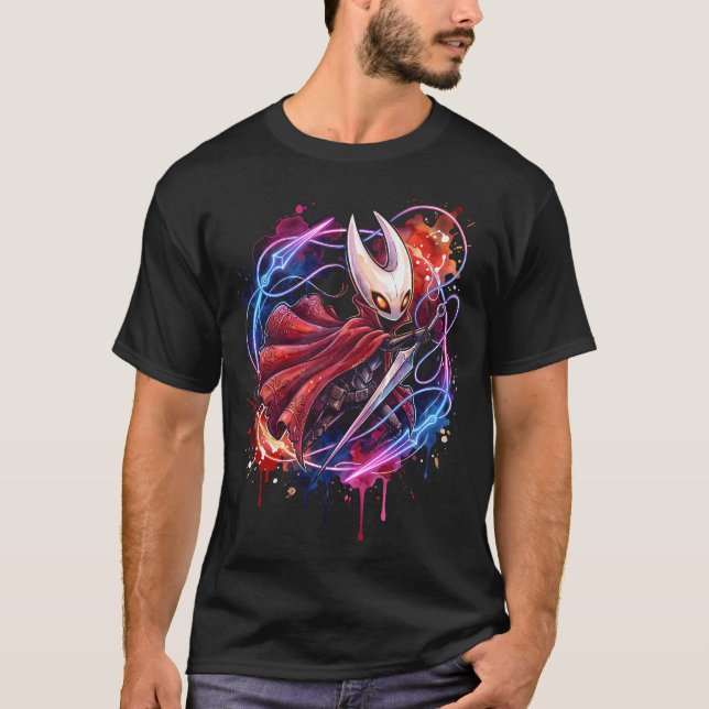 Hollow Knight Silksong Hornet Pharloom Kingdom Utf T Shirt (Framsida)