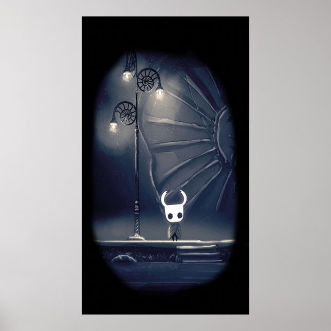 Hollow Knight Street Lamp Poster (Framsidan)