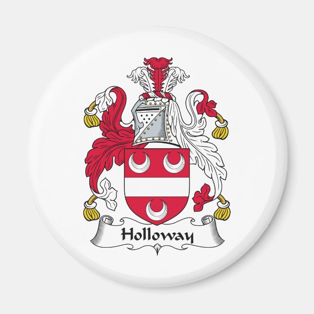 Holloway Family Crest Magnet (Framsidan)