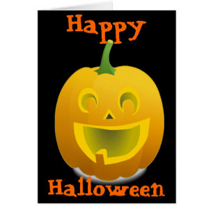 Holloween Greeting Cards - Jack o lantern - Gåvor Hälsningskort