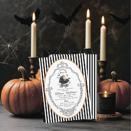 Holloween Pumpkin Little Boo Baby-dusch Inbjudningar