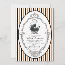 Holloween Pumpkin Little Boo Baby shower Inbjudningar