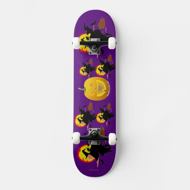 HOLLOWEEN SKATEBOARDS - SKATEBOARDING GEAR - WITCH (Framsida)