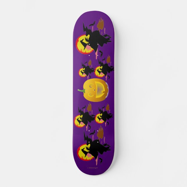 HOLLOWEEN SKATEBOARDS - SKATEBOARDING GEAR - WITCH (Framsida)