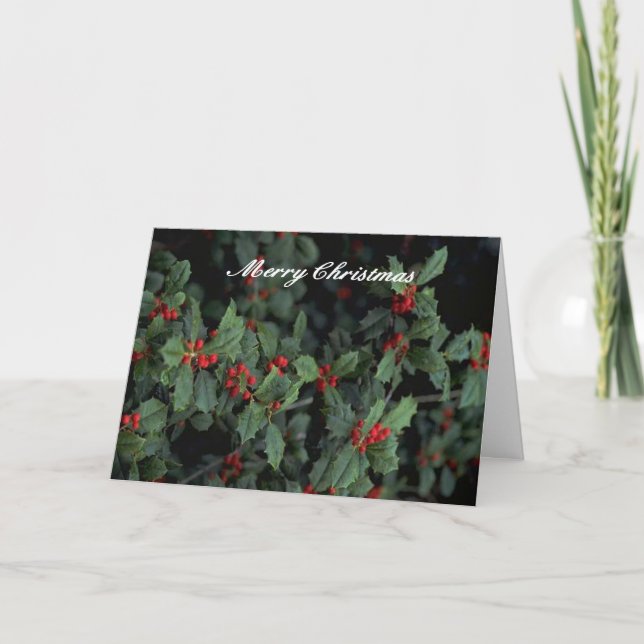 Holly 152 julkort helgkort (Framsida)