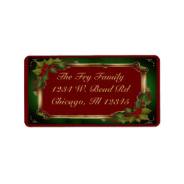 Holly 2,37 x 1,25 Adress Adressetikett