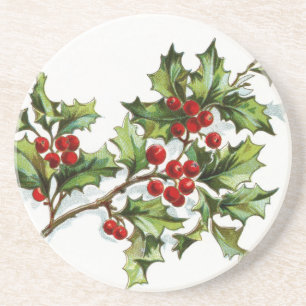 Holly Berries 001 Underlägg