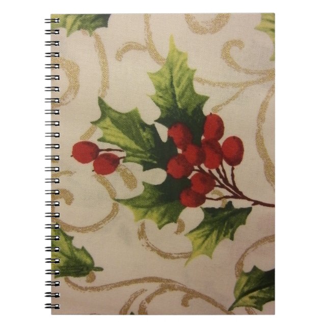 Holly Berries Anteckningsbok (Framsidan)