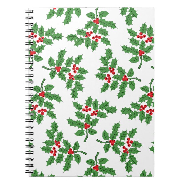 Holly Berries Anteckningsbok (Framsidan)