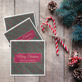 Holly Berries Christmas Pappersservett