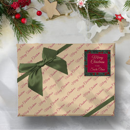 Holly Berries Christmas Presentpapper