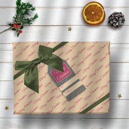Holly Berries Christmas Presentpapper