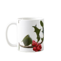 Holly Berries Coffee Mugg