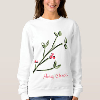 Holly & Berries God jul T Shirt