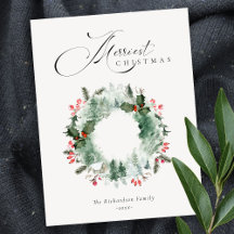 Holly Berries Gräs Träd Red-julfransfransfrand