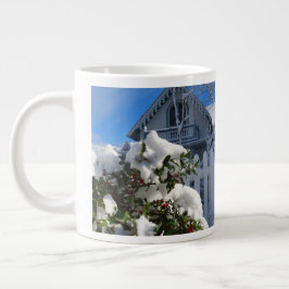 Holly Berries i Snö - Martha's Vineyard Jumbo Mugg