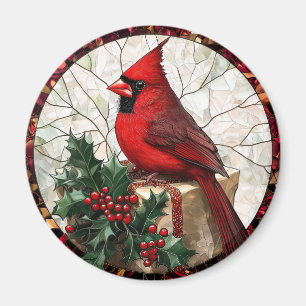 Holly Berries och kardinal Magnet