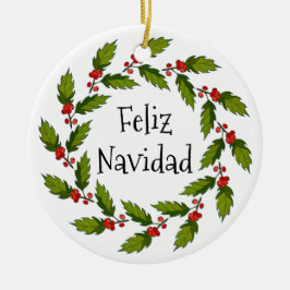 Holly Berries Wandededesign Ornament