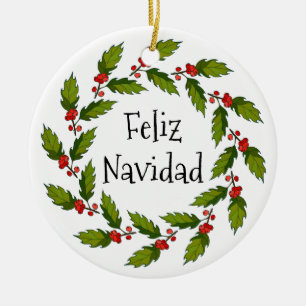 Holly Berries Wandededesign Ornament
