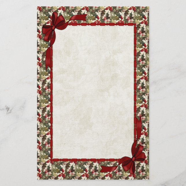 Holly Berry Brevpapper (Framsida)