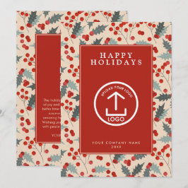 Holly Berry Corporate Business QR-kod jul Inbjudningar